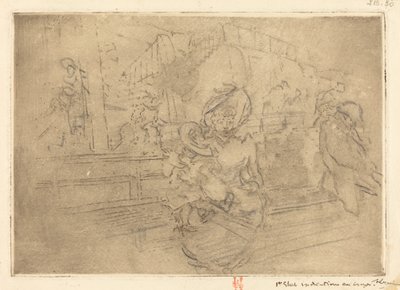 Abfahrt nach Greenwich (Depart pour Greenwich) von Auguste Lepere