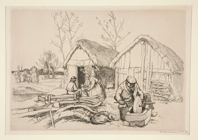 Das Haus des Holzfällers (Vendée) von Auguste Lepere