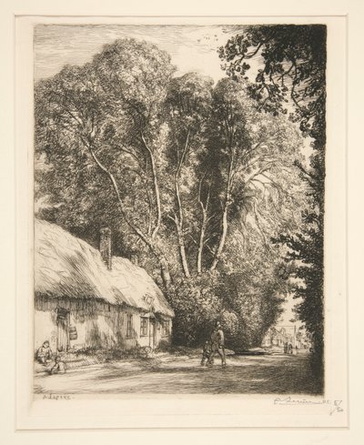 Le Bout Genet (Crèvecoeur-le-Grand) von Auguste Lepere