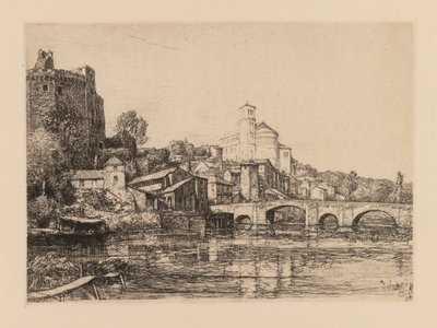 Auguste Lepère: Clisson Loire-Maritime, 1909 von Auguste Louis Lepère