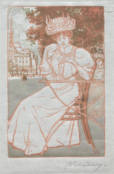 Pariser Almanach, 1897: Sommer von Auguste Louis Lepère