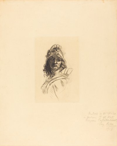 Büste der Bellone, 1883 von Auguste Rodin