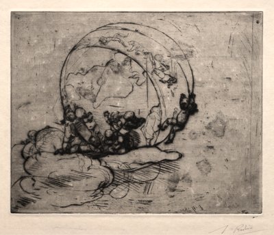 Amor führt die Welt von Auguste Rodin