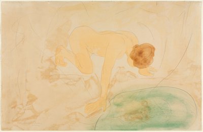 Die Reflexion, ca. 1900-10 von Auguste Rodin Hand B