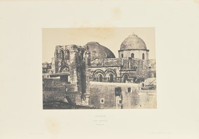 Jerusalem. Heiliger Grab. Gesamtansicht. von Auguste Salzmann
