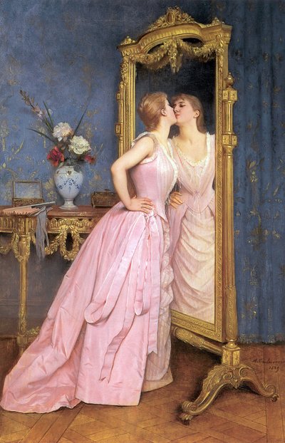 Eitelkeit, ca. 1889 von Auguste Toulmouche