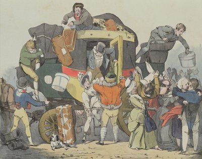 Die Unannehmlichkeit, 1826 von Auguste Xavier Leprince