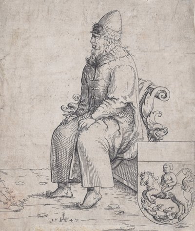 Basil Basilius, Großfürst von Russland, 1547 von Augustin Hirschvogel