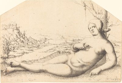 Tod der Kleopatra von Augustin Hirschvogel