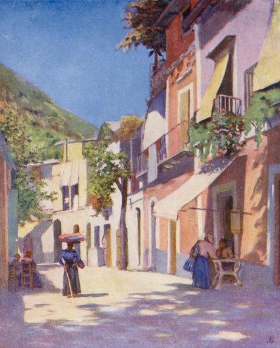 Straße in Casamicciola, Ischia von Augustine Fitzgerald