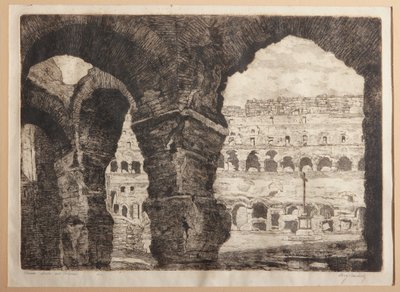 Rom, die Bögen des Kolosseums von Augusto Baracchi