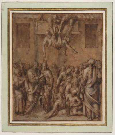 Christus heilt die Kranken von Aurelio Luini