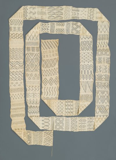 Gestricktes Muster (Baumwolle) von Austrian School Austrian School