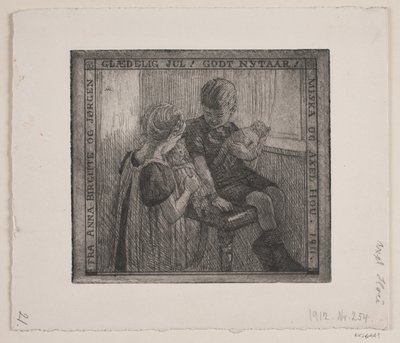 Weihnachts- und Neujahrskarte von Axel Hou