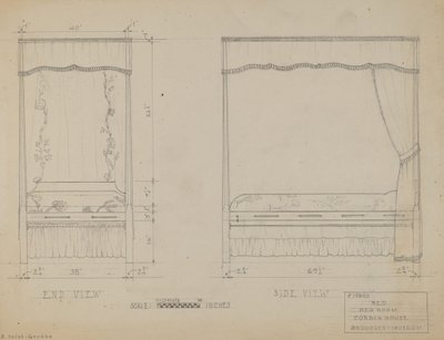 Bett von B. Holst Grubbe