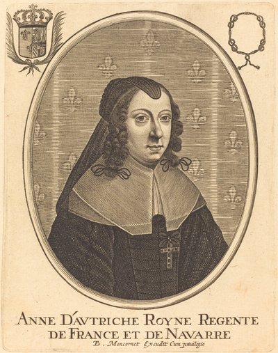 Anna von Österreich von Balthasar Moncornet