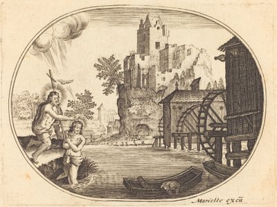 Die Taufe Christi von Balthasar Moncornet