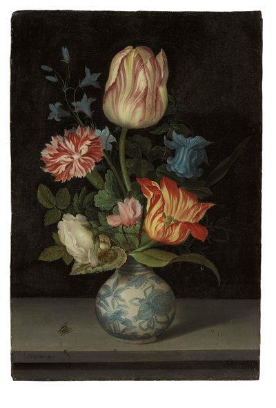 Blumenstück in einer Wanli-Vase von Balthasar van der Ast