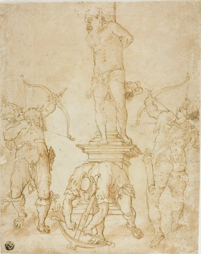 Martyrium des Heiligen Sebastian von Bartholomaeus Spranger