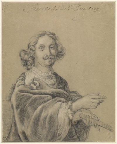 Porträt von Bartholomeus Breenbergh von Bartholomeus Breenbergh (possibly)