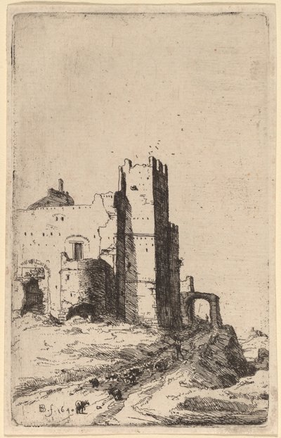 Die Stadt Leoni, nahe Frascati von Bartholomeus Breenbergh