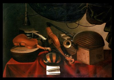 Musikalisches Stillleben von Bartolommeo Bettera