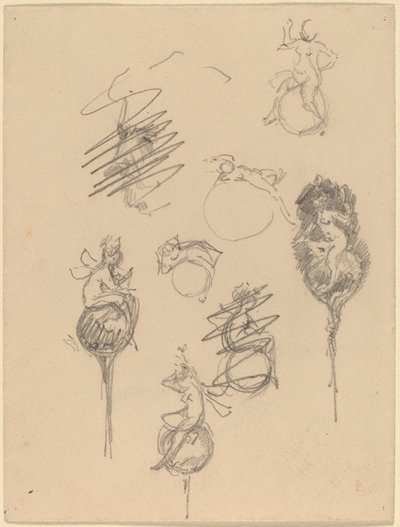 Studien für Schmuckdesigns [recto] von Beatrice Godwin Whistler