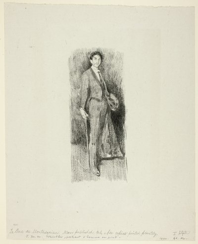 Graf Robert de Montesquiou von Beatrix Godwin Whistler