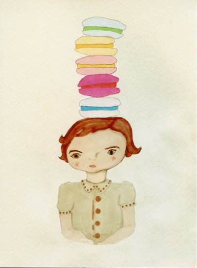 Makronenmädchen von Bella Larsson