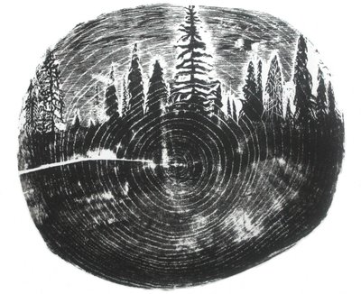 Zwei Wälder, 2016 von Bella Larsson