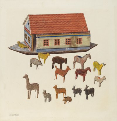 Noahs Arche und Tiere von Ben Lassen