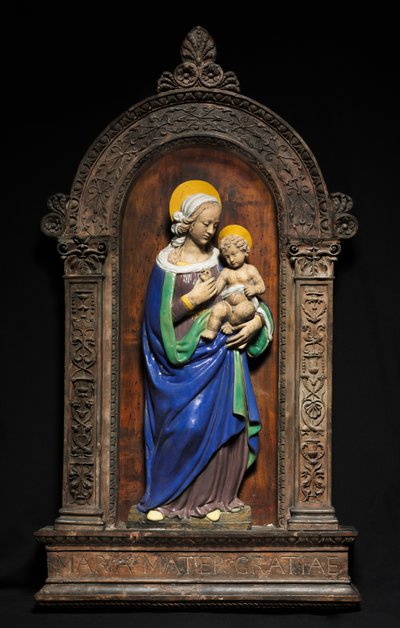 Maria mit Kind, 1500-1510 von Benedetto Buglioni