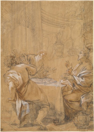 Das Abendmahl in Emmaus von Benedetto Luti