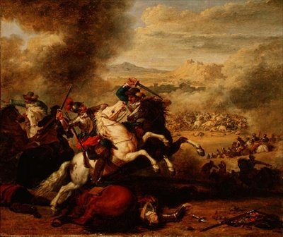 Kavaliere im Kampf von Benigne Gagnereaux