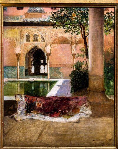 Hof der Alhambra von Benjamin Constant