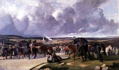 Der Pferdemarkt, 19. Jahrhundert von Benjamin Herring