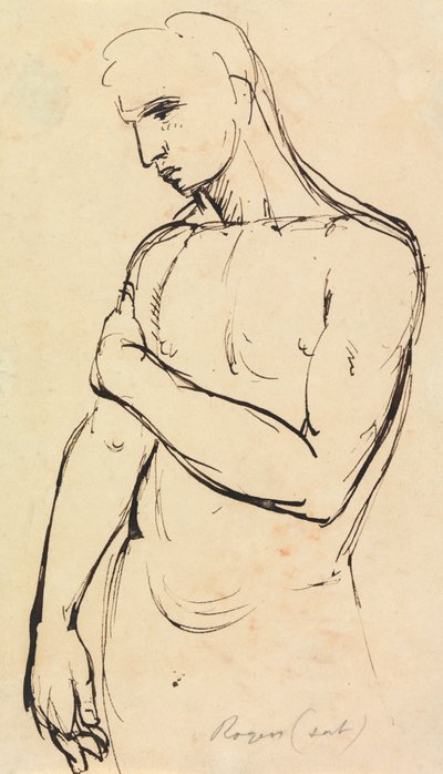 Studie eines jungen Mannes von Benjamin Robert Haydon