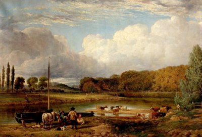 Ansicht von Wilford, Nottingham, ca. 1830 von Benjamin Shipman