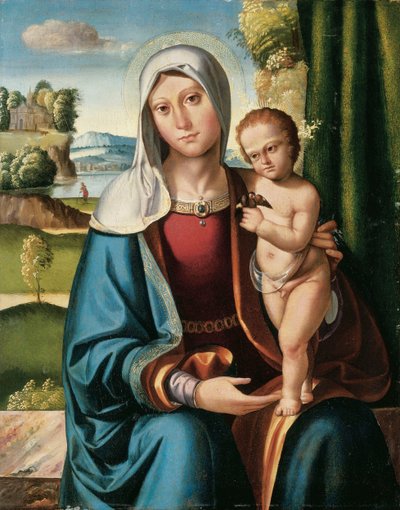 Die Madonna und das Kind von Benvenuto Tisi da Garofalo