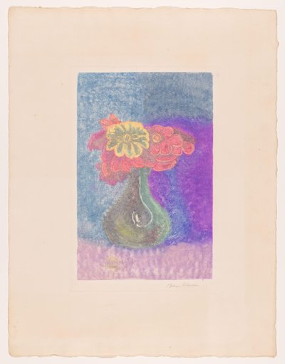 Vase mit Blumen von Bernard Klene (signed by artist)