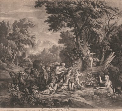 Renoldo und Armida von Bernard Lens
