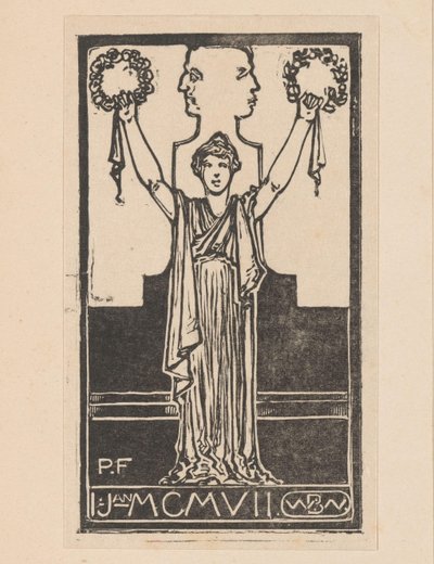 Frau in römischer Gewandung von Bernard Willem Wierink