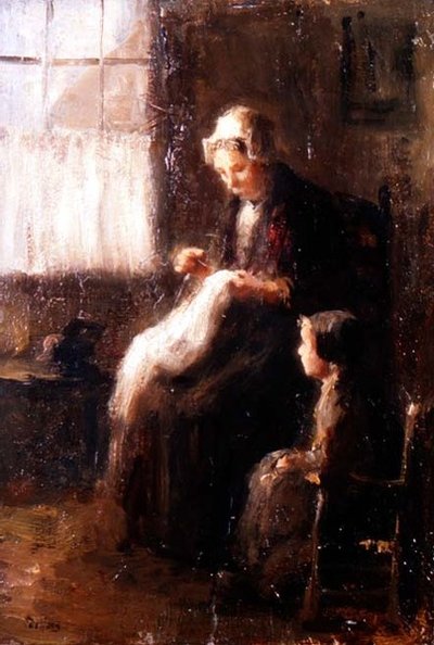 Eine Lektion von Mutter von Bernard de Hoog