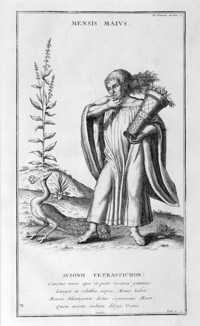Eine Darstellung des Mai, 1757 von Bernard de Montfaucon