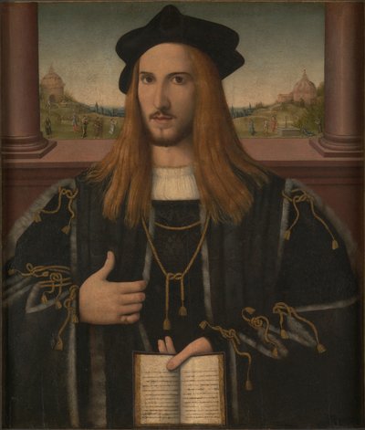 Porträt von Alberto Pio, 1512 von Bernardino Loschi