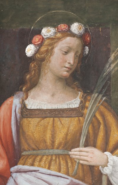 Heilige Rosa (Detail) von Bernardino Luini