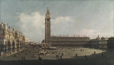 Piazza San Marco, Venedig, um 1740 von Bernardo Bellotto