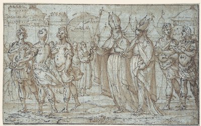 Prozession zum Ölberg von Bernardo Castello