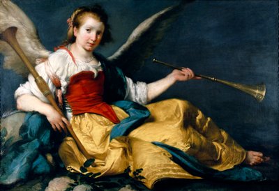 Eine Allegorie des Ruhms von Bernardo Strozzi
