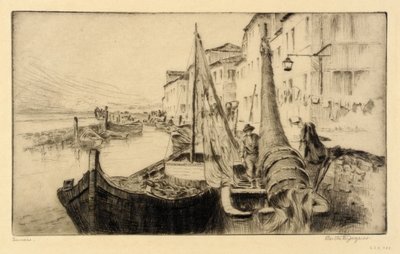 Fischer, Chioggia von Bertha E. Jaques